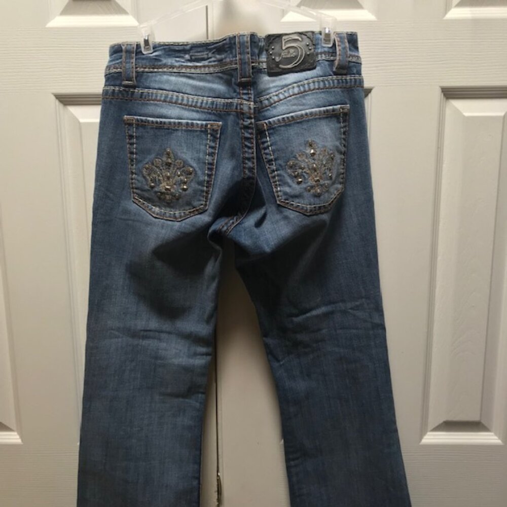 Blue Jeans Boot 31x33 Straight  Embroidery on back